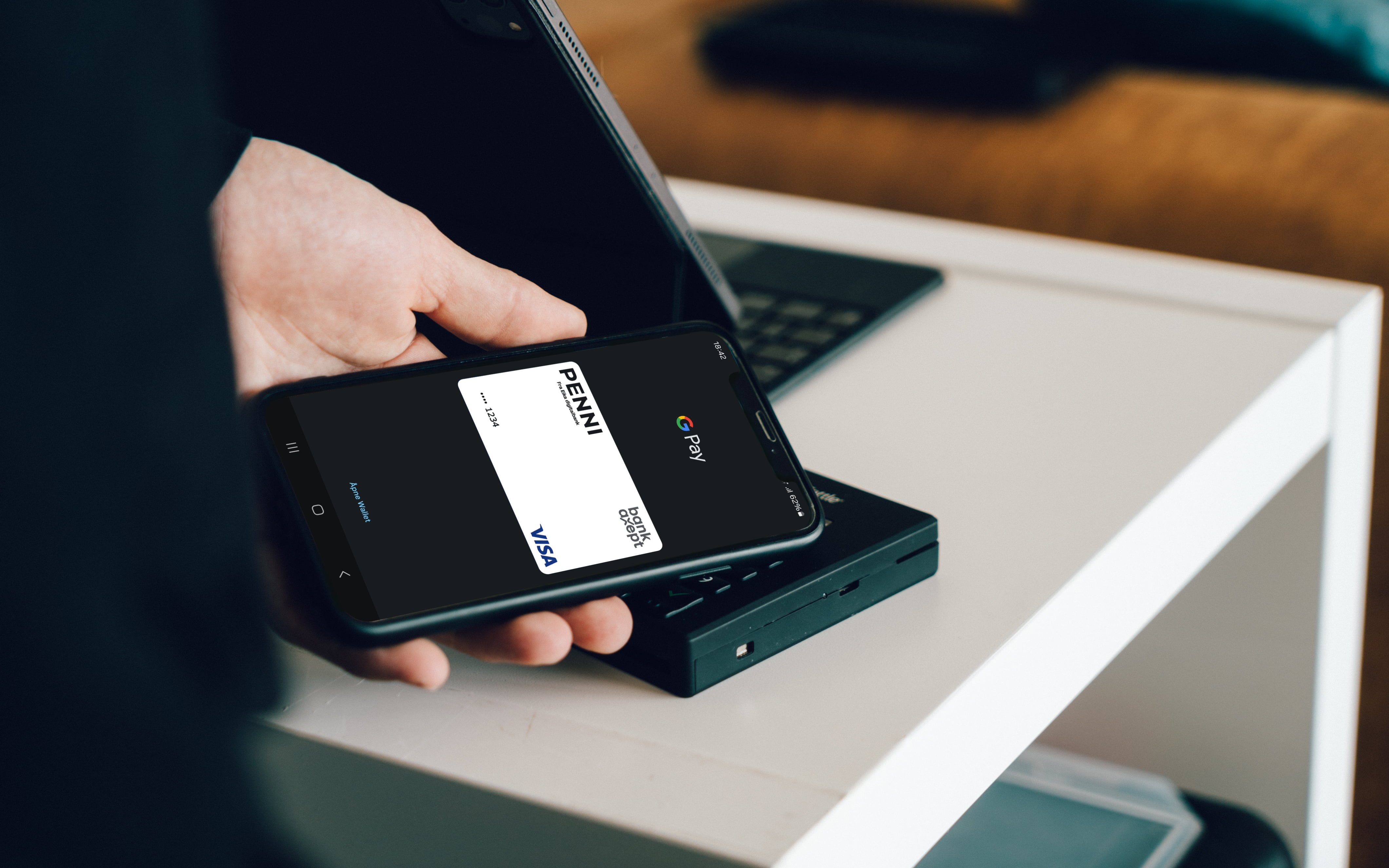 Google pay med bankkort fra Penni 